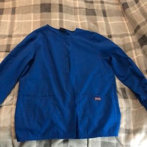 Cherokee dark blue scrub jacket